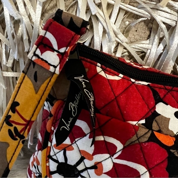 VERA BRADLEY Bittersweet Mini Saddle Bag Crossbody Red Yellow Black Floral 2013 - Picture 7 of 15